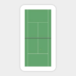Tennis court Sticker